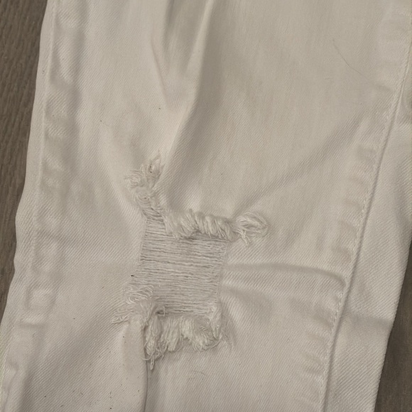 Tractr Blu Girls White Ripped Skinny Jeans Size 26 - Picture 6 of 8